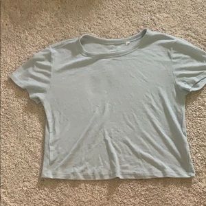 Light Blue loose cropped tee from Pacsun